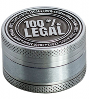 Grinder - 100% Legal - zilver - 3 delig